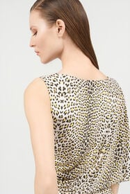 RC Asymmetric Dress with Pop Jaguar Print YELLOW/BLACK WQT121-LNR30