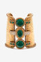 RC Bracciale manchette effetto malachite RC Bracciale manchette effetto malachite Oro TKG016-AM081