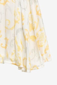 JU Children's skirt with Araldic print Milky white SJT312-2NL95