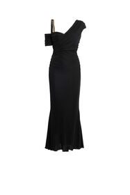 RC Chain strap dress BLACK IWT123-JJ049