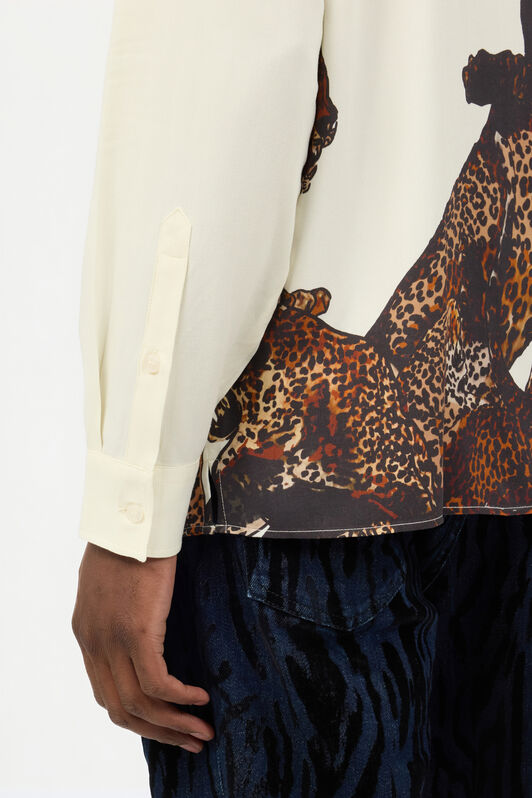 JC Just Cavalli Shirt JC Just Cavalli Shirt Ivory TFM010-TF081