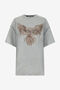 JC Graues T-Shirt Mit Adler-Print Und Nieten JC Graues T-Shirt Mit Adler-Print Und Nieten BLACK VFT183-VF306