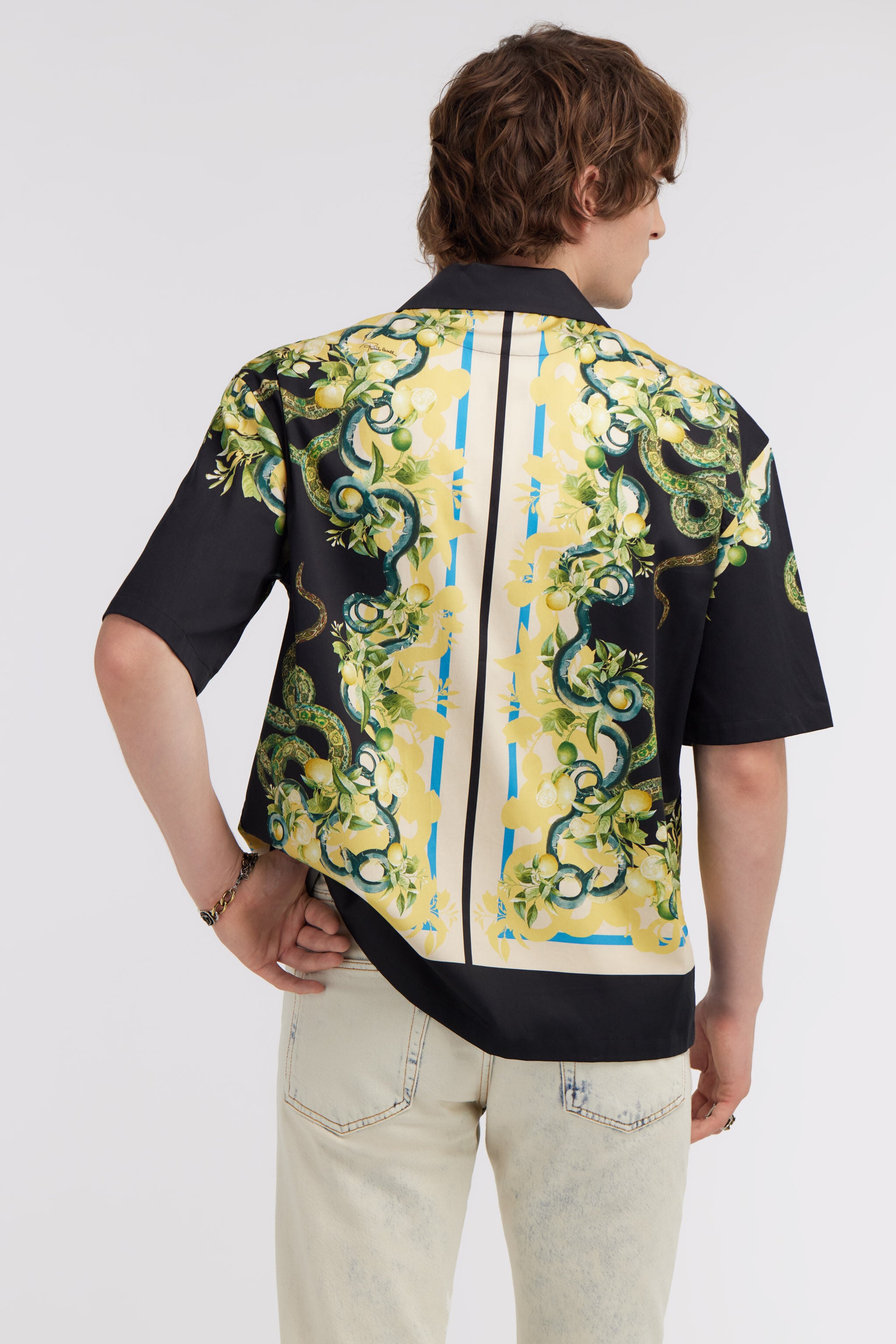 RC Short-sleeve Lemon Snake shirt RC Short-sleeve Lemon Snake shirt Black/Yellow SRT761-CDL41