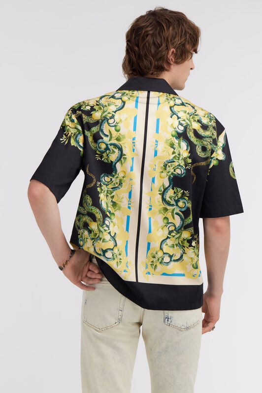 RC Short-sleeve Lemon Snake shirt RC Short-sleeve Lemon Snake shirt Black/Yellow SRT761-CDL41