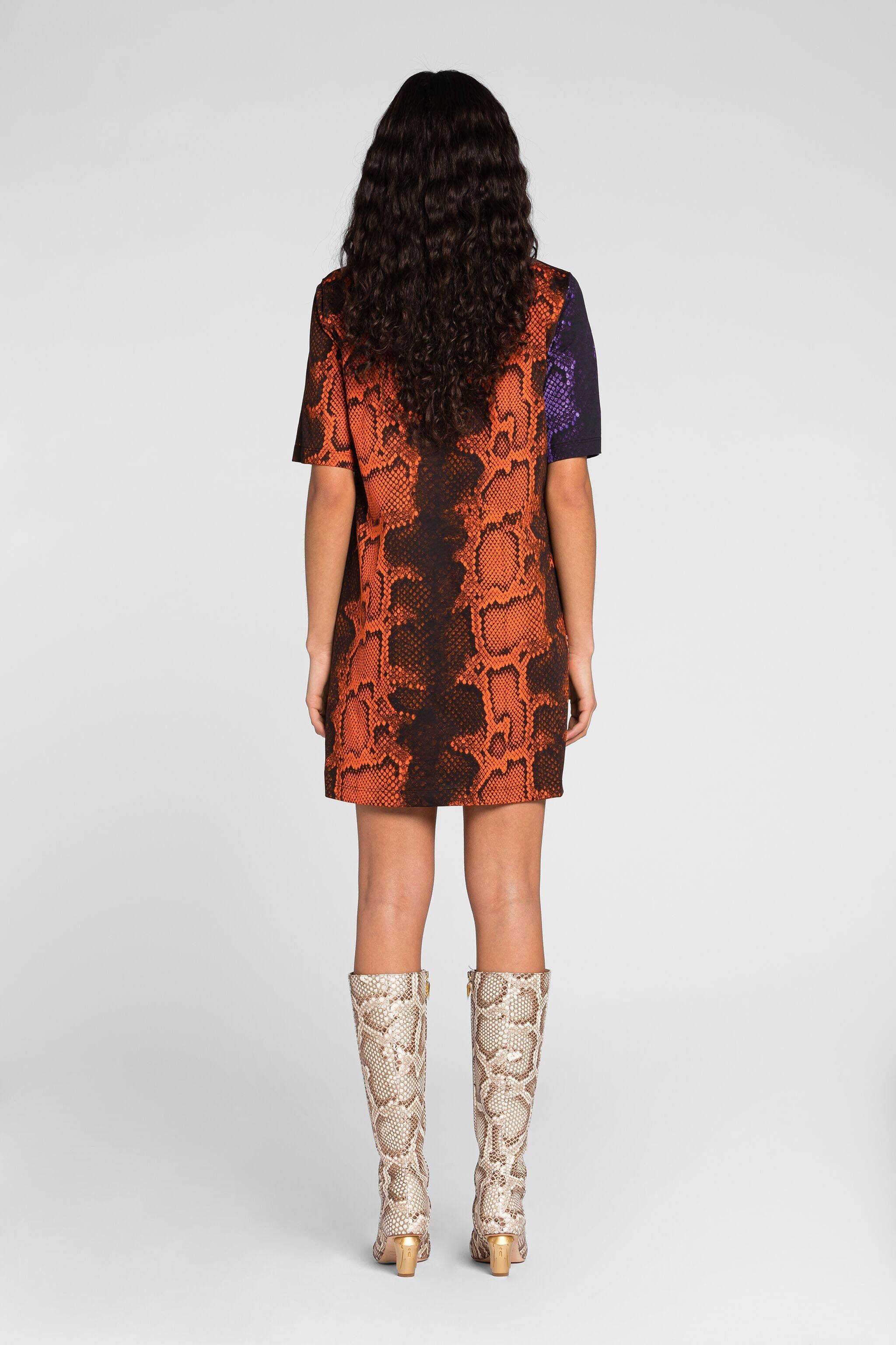 RC Mini-robe à imprimé python RC Mini-robe à imprimé python NATURALE/NATURALE PQT10A-3PF01