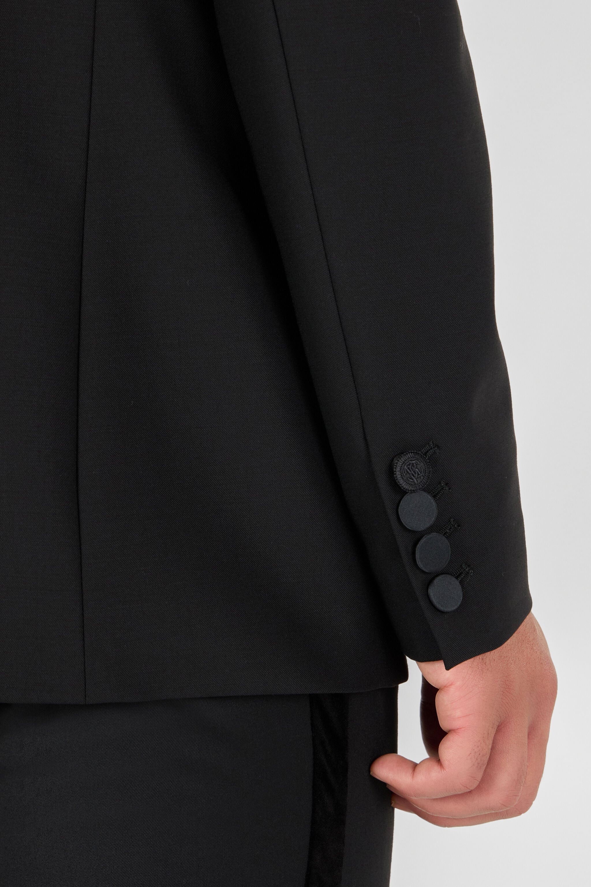 RC Blazer Con Estampado Brocado RC Blazer Con Estampado Brocado Negro TRT410-VW001