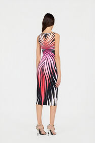 RC Vestido Midi Estampado Ray Of Paradise CORAL XKT100-LNM33