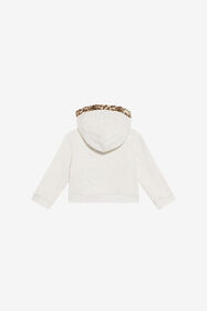JU Jacket with leopard print details AVORY VJT691-5OO52