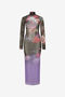 RC Robe En Tulle Laminé À Imprimé Fiammingo Flowers RC Robe En Tulle Laminé À Imprimé Fiammingo Flowers BLACK/PINK/LILLA LAM XWT134-TLT87
