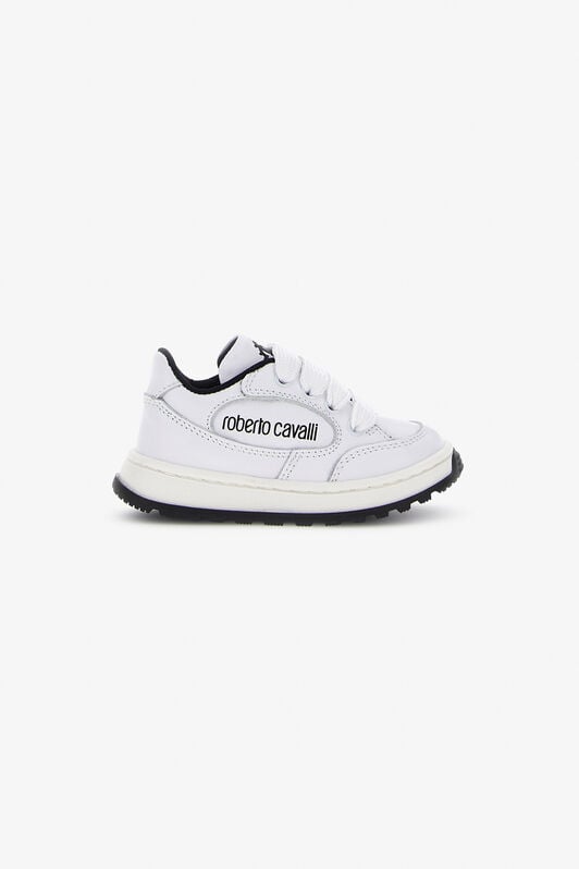 JU RC Logo Sneakers JU RC Logo Sneakers White/black SJS00O-PZJ02
