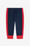 JU Pantalón de chándal de algodón con cabeza de tigre JU Pantalón de chándal de algodón con cabeza de tigre Rojo/Azul RJT217-CF050