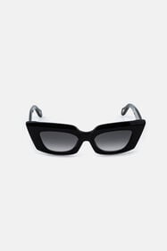 JC Lunettes de soleil à monture affirmée SHINY BLACK VALD31-ID273