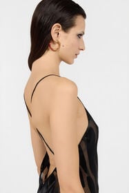 RC Robe Slip Avec Imprimé Ray Dévoré RC Robe Slip Avec Imprimé Ray Dévoré BLACK XKT102-FXI15