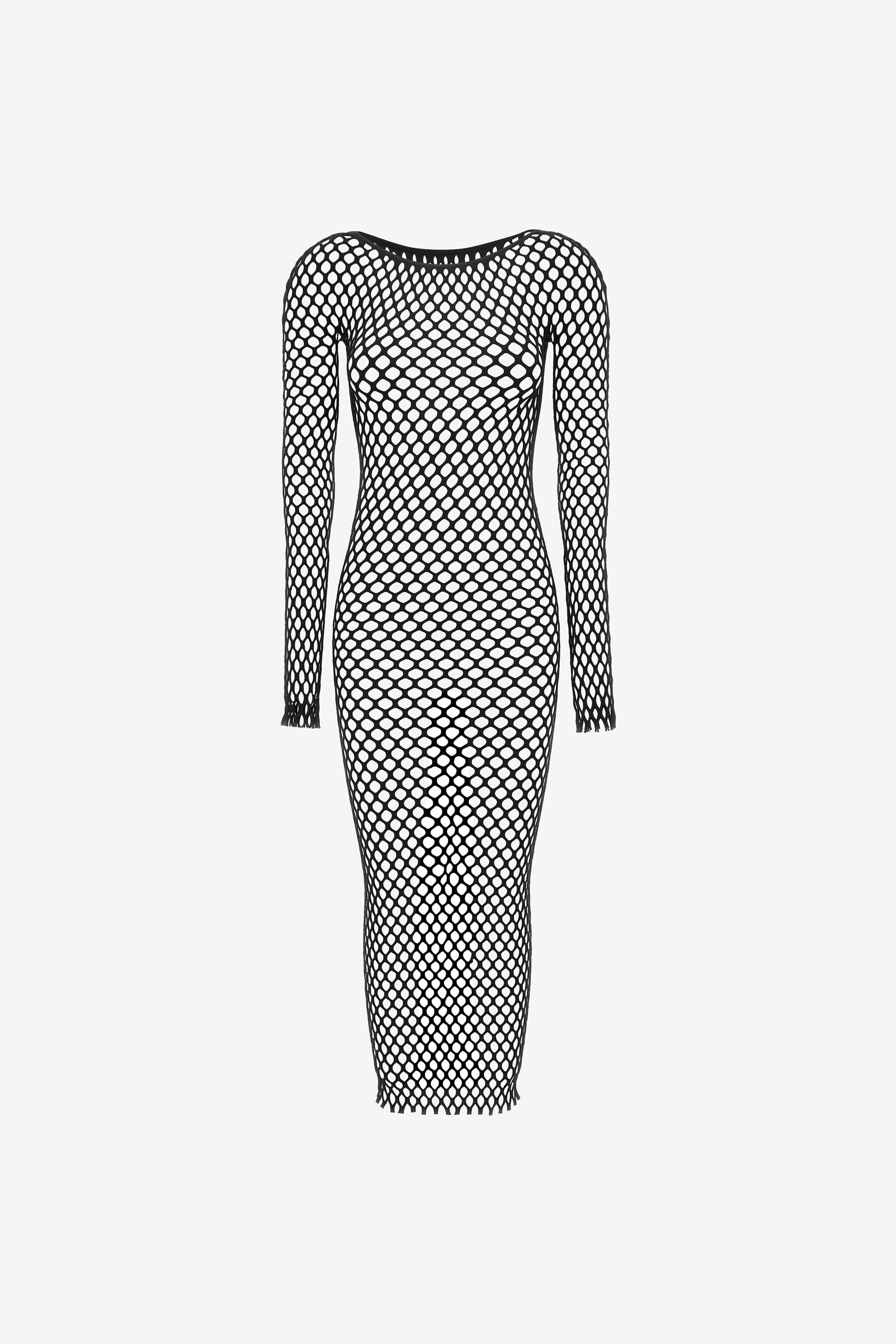 RC Knit swimsuit cover-up RC Knit swimsuit cover-up Black SYW055-MA001