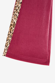 JU Pantaloni velluto con dettagli animalier FUXIA BOUGANVILLE VJT23F-CJ001