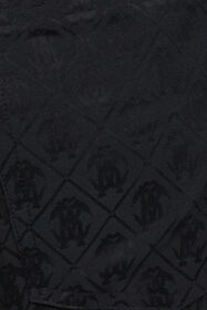 RC Silk Cargo Trousers with Monogram RC RC Silk Cargo Trousers with Monogram RC Black VKT202-RK010