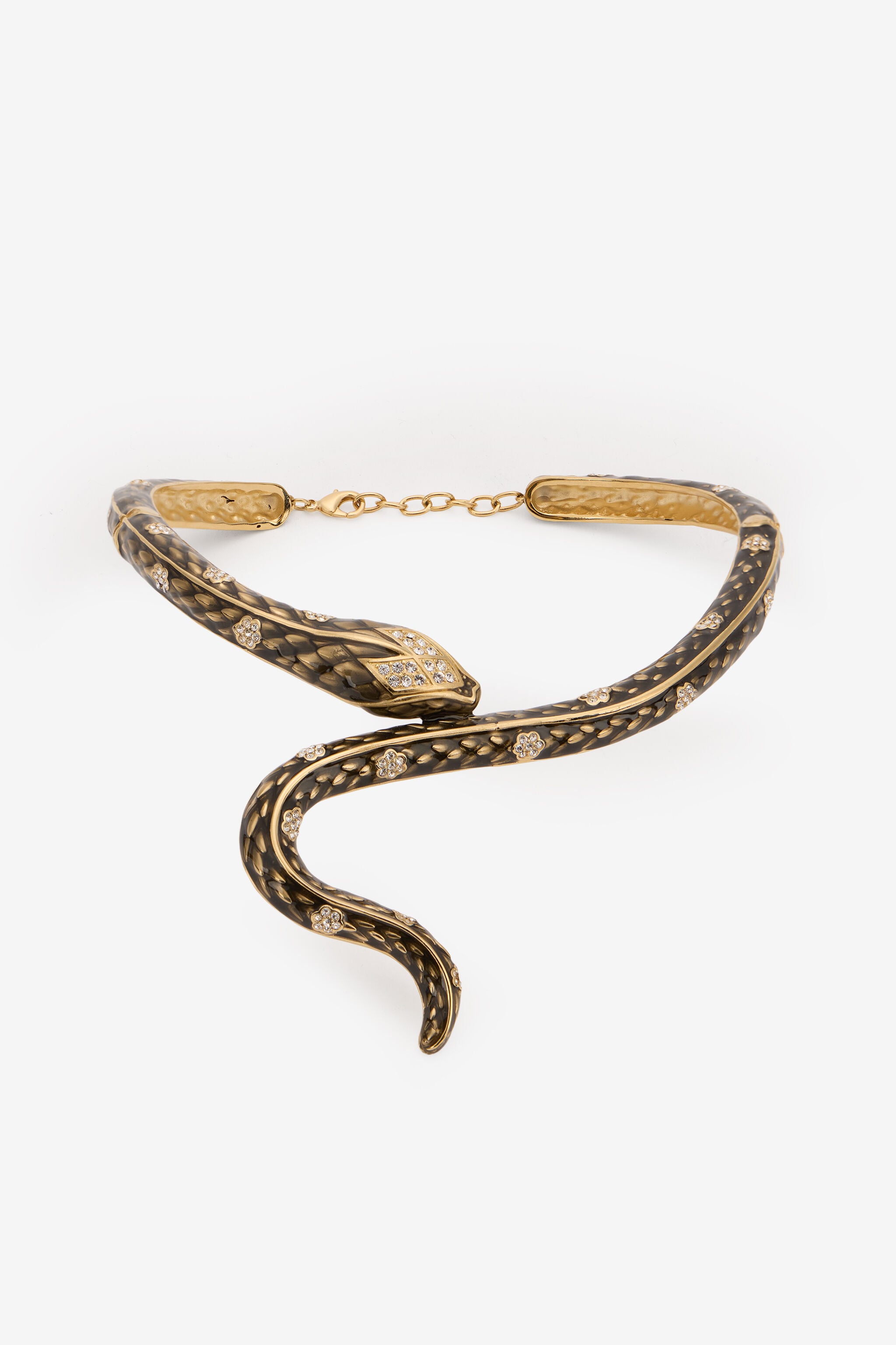 RC Collar Serpentine  BLACK/GOLD XWG017-AM011