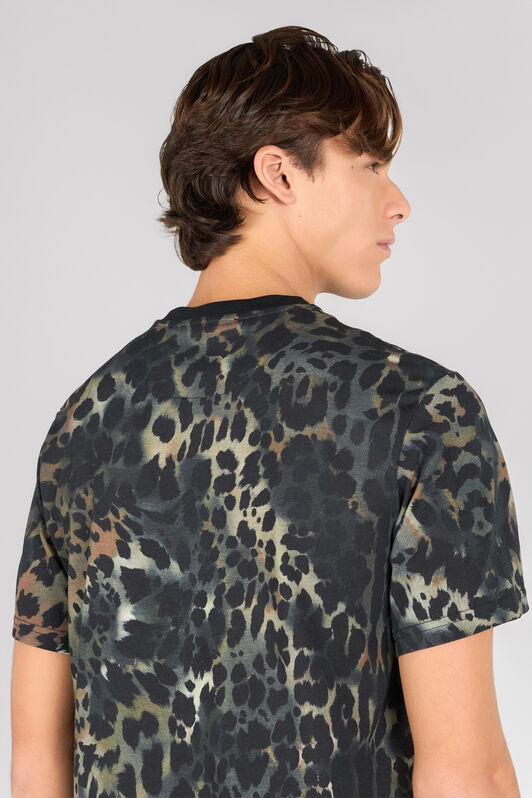 RC Jaguar Skin print T-shirt MILITARY GREEN OOT60J-JFO63