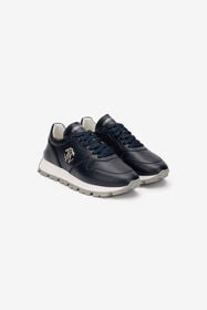 RC Blue Sneakers With RC Monogram BLUE SOS00J-PZA80
