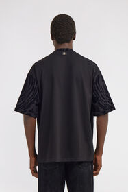 RC T-Shirt mit Freedom-Print Schwarz TRT62P-JD060