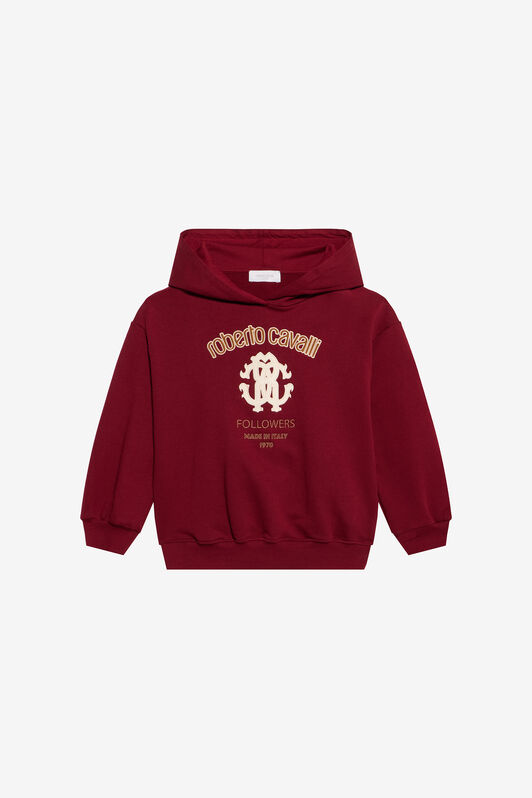 JU Cavalli Hoodie in Rubinrot BORDEAUX XJT66Z-CF007