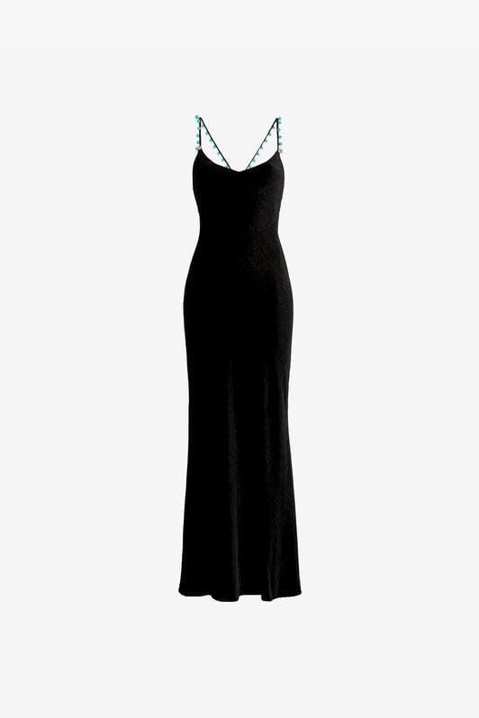RC Long velvet dress RC Long velvet dress Black RKR127-VL067