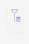 JU Logo-Embroidered Top White OJT678-ISA2J