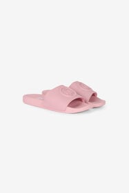 JC Sliders With JC Monogram And Logo Pink UFS044-UF366