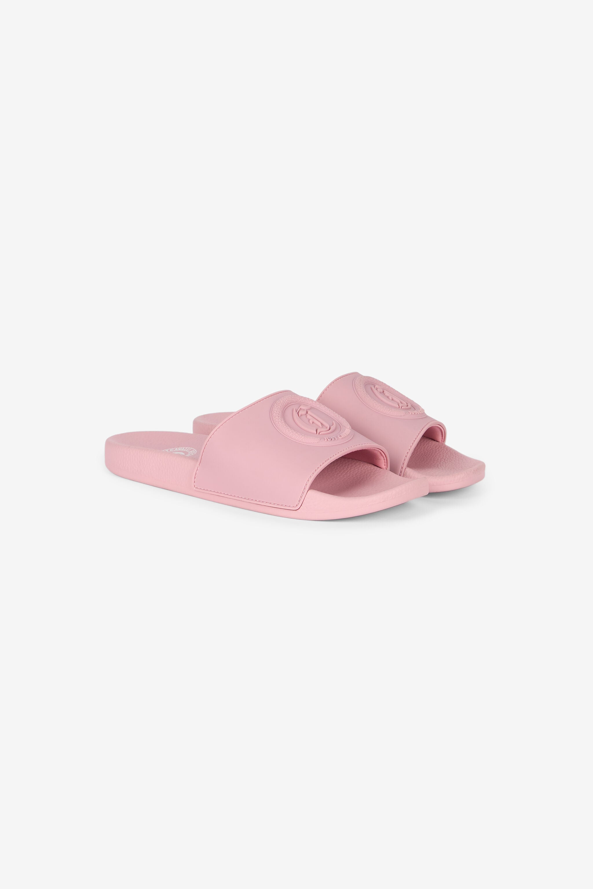 JC Sliders With JC Monogram And Logo JC Sliders With JC Monogram And Logo Pink UFS044-UF366