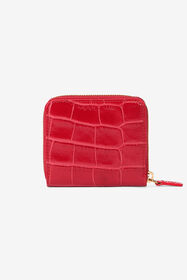 RC Small Antique Rose Crocodile-Effect Wallet ANTIQUE ROSE VKA006-PZ975