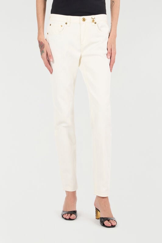 RC Python-Print Pants With Charm RC Python-Print Pants With Charm White UKJ232-KGN53