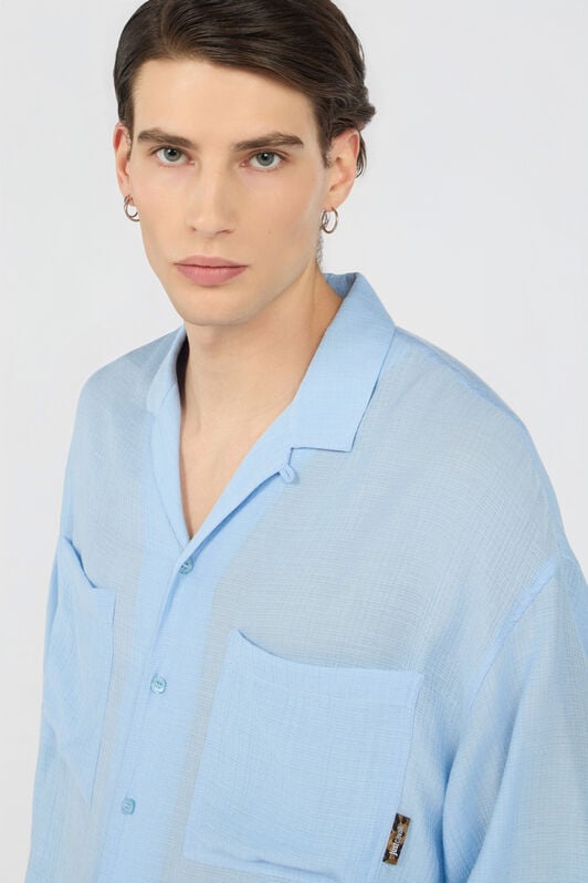JC Light Blue Shirt JC Light Blue Shirt TURCHESE CHIRO WFM021-WF169