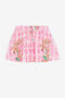 JU Monogram-print mini skirt JU Monogram-print mini skirt Pink QJT307-7GG19