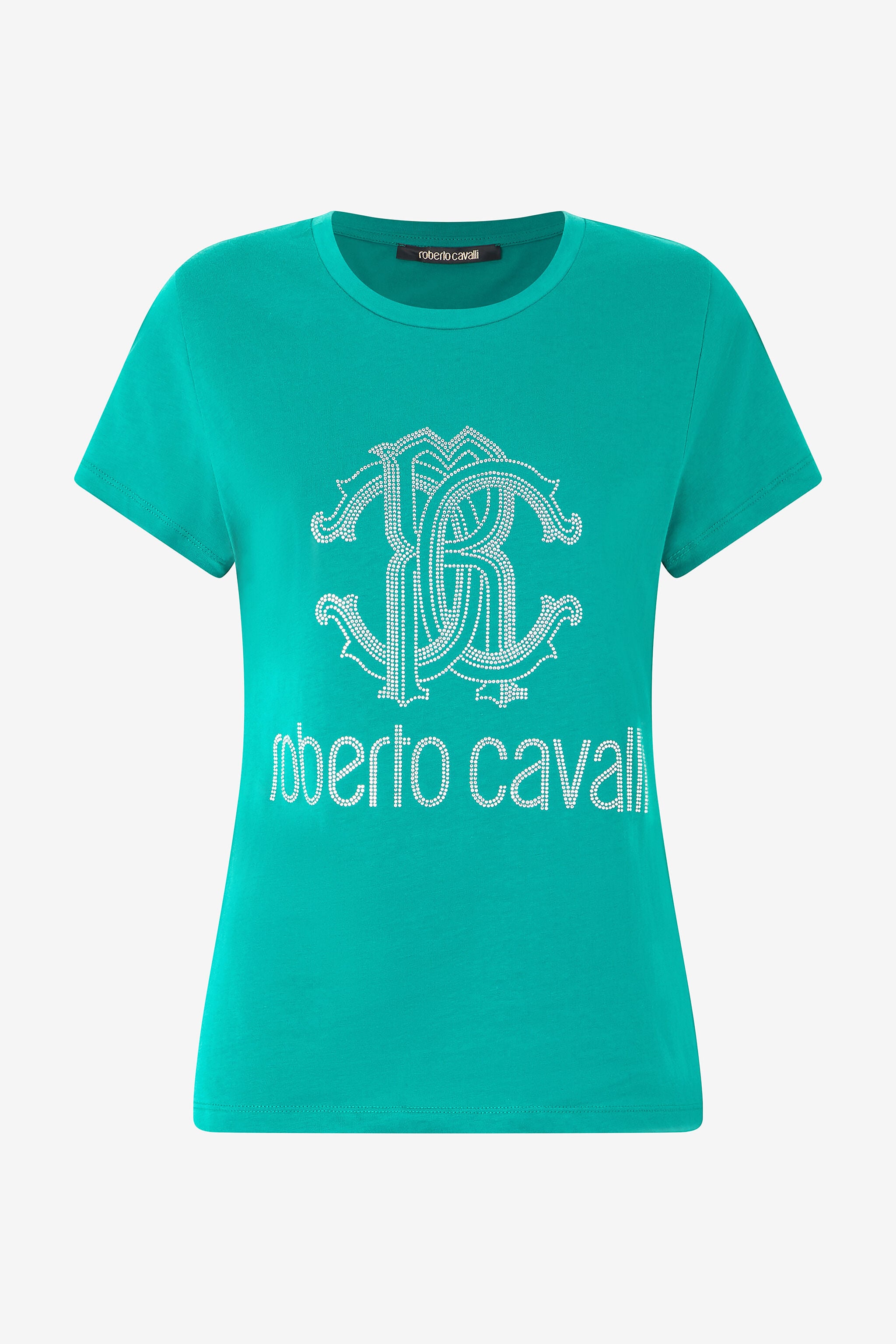 RC T-Shirt With RC Monogram And Logo With Studs RC T-Shirt With RC Monogram And Logo With Studs GREEN OOT60B-JD060