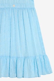 JU Light Blue Dress with Short Sleeves LIGHT BLUE WJT10N-DJ001