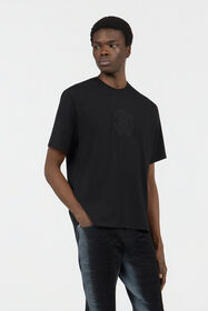 RC Black T-shirt with embroidered logo BLACK SOT60D-JD001