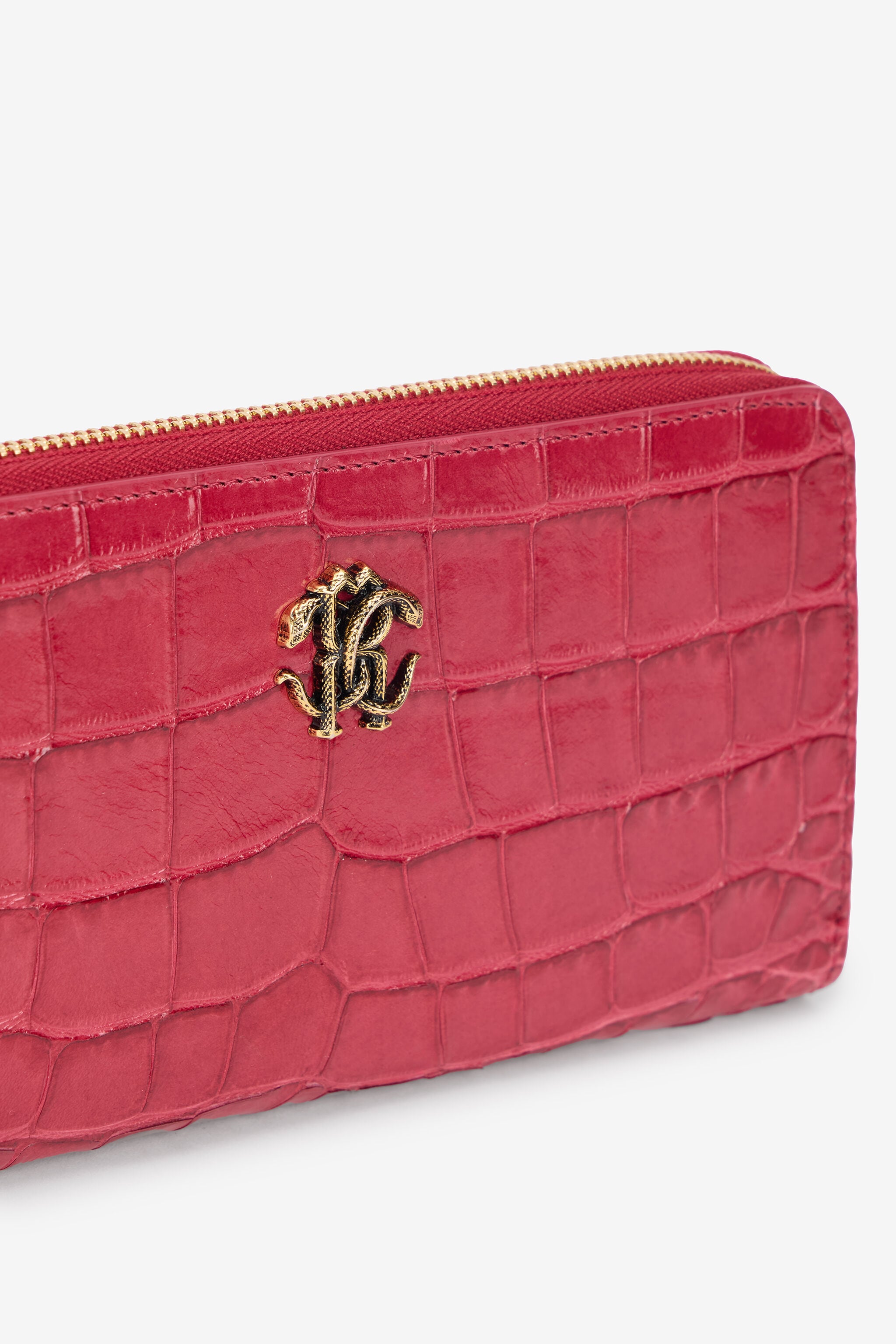 RC Crocodile Effect Zip-Around Wallet ROSA ANTICO 112309 SKA001-PZ975