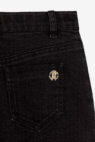 JU RC Monogram Denim Skirt Black RJJ301-DS015