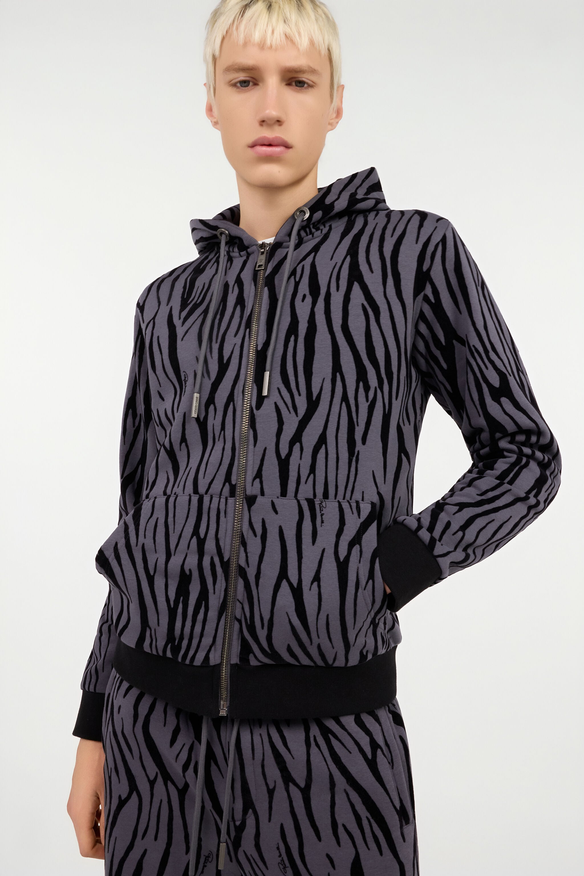 RC Sweatshirt mit Zebra-Print RC Sweatshirt mit Zebra-Print BLACK ROT66C-5OS30