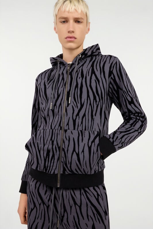 RC Sweatshirt mit Zebra-Print RC Sweatshirt mit Zebra-Print BLACK ROT66C-5OS30