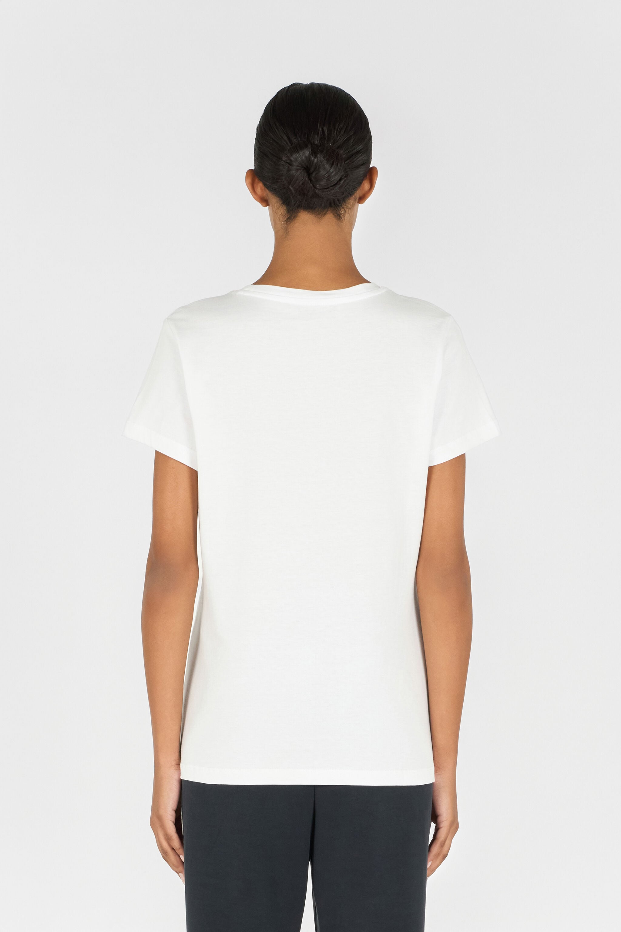 RC Flower and Monogram RC T-shirt White OOT60D-JD060