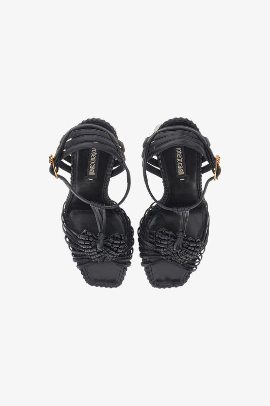 RC Sandals with weaves Black SWS012-PZ899