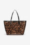 JC Cabas Animalier Avec Pochette Marron clair UFB119-UF488