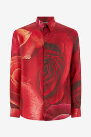 RC Camisa Con Estampado Garden Rose Rojo URT702-4QN48