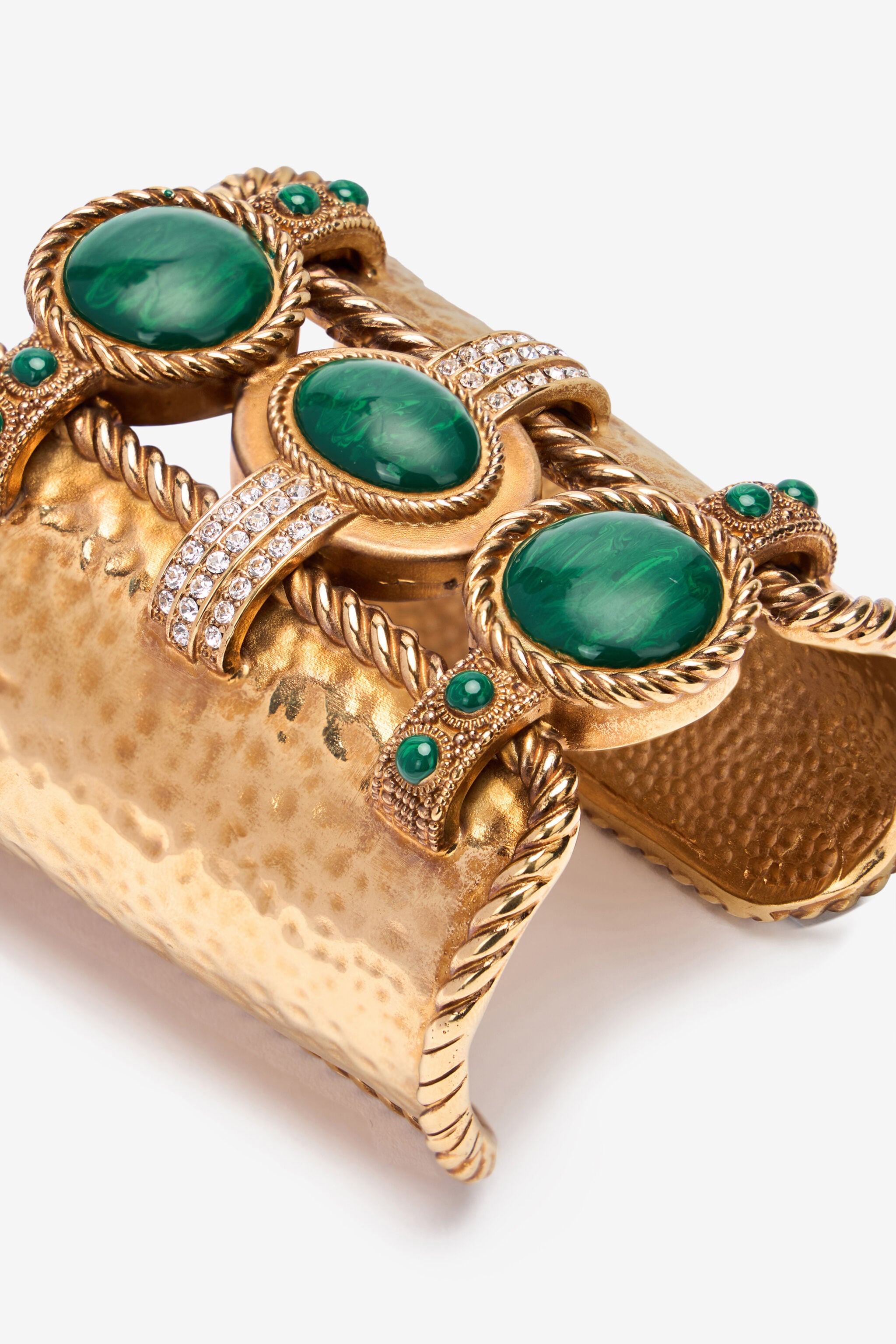 RC Bracciale manchette effetto malachite Oro TKG016-AM081