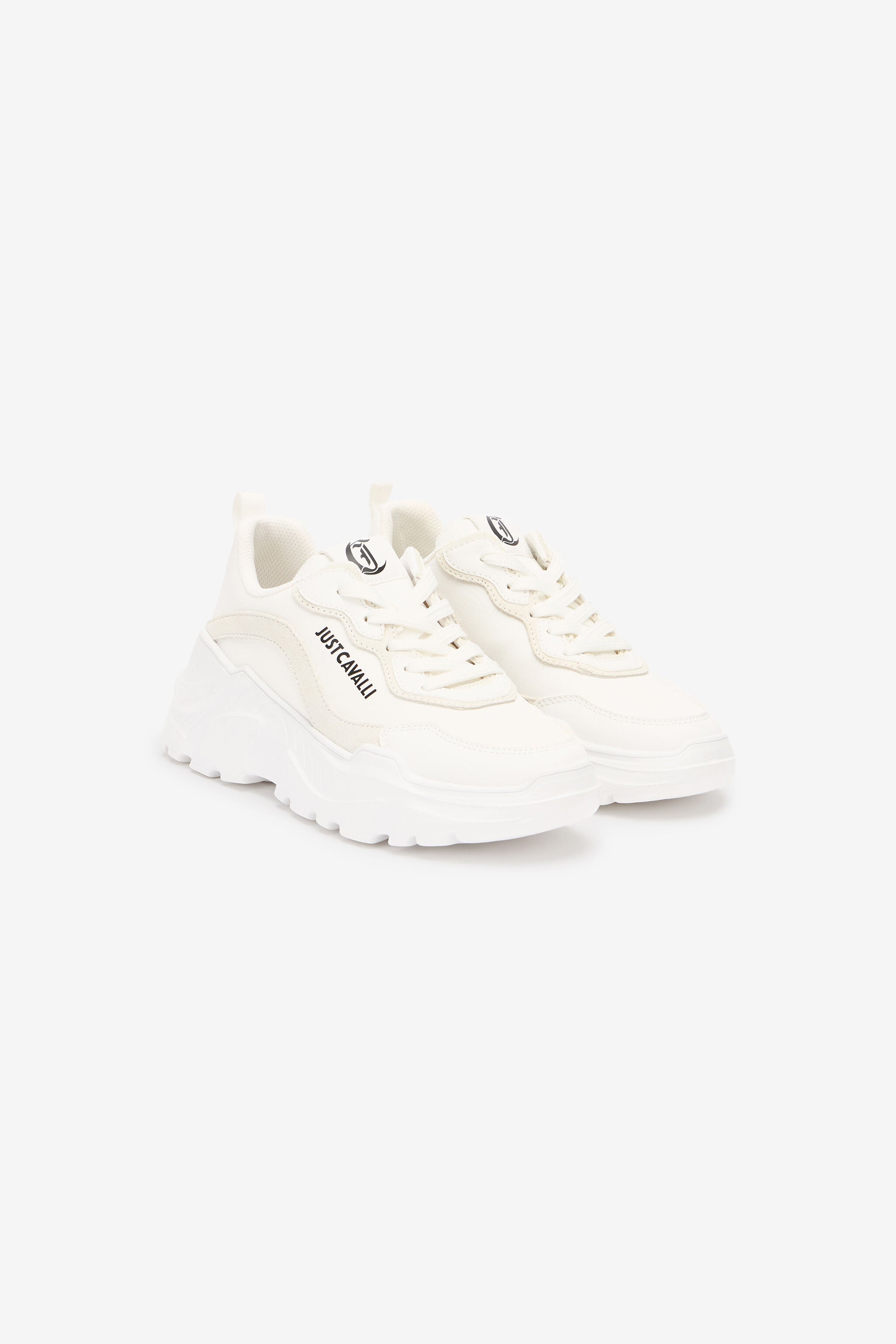 JC Sneakers Mit Profilsohle Und Logo JC Sneakers Mit Profilsohle Und Logo Weiß UFS037-UF359