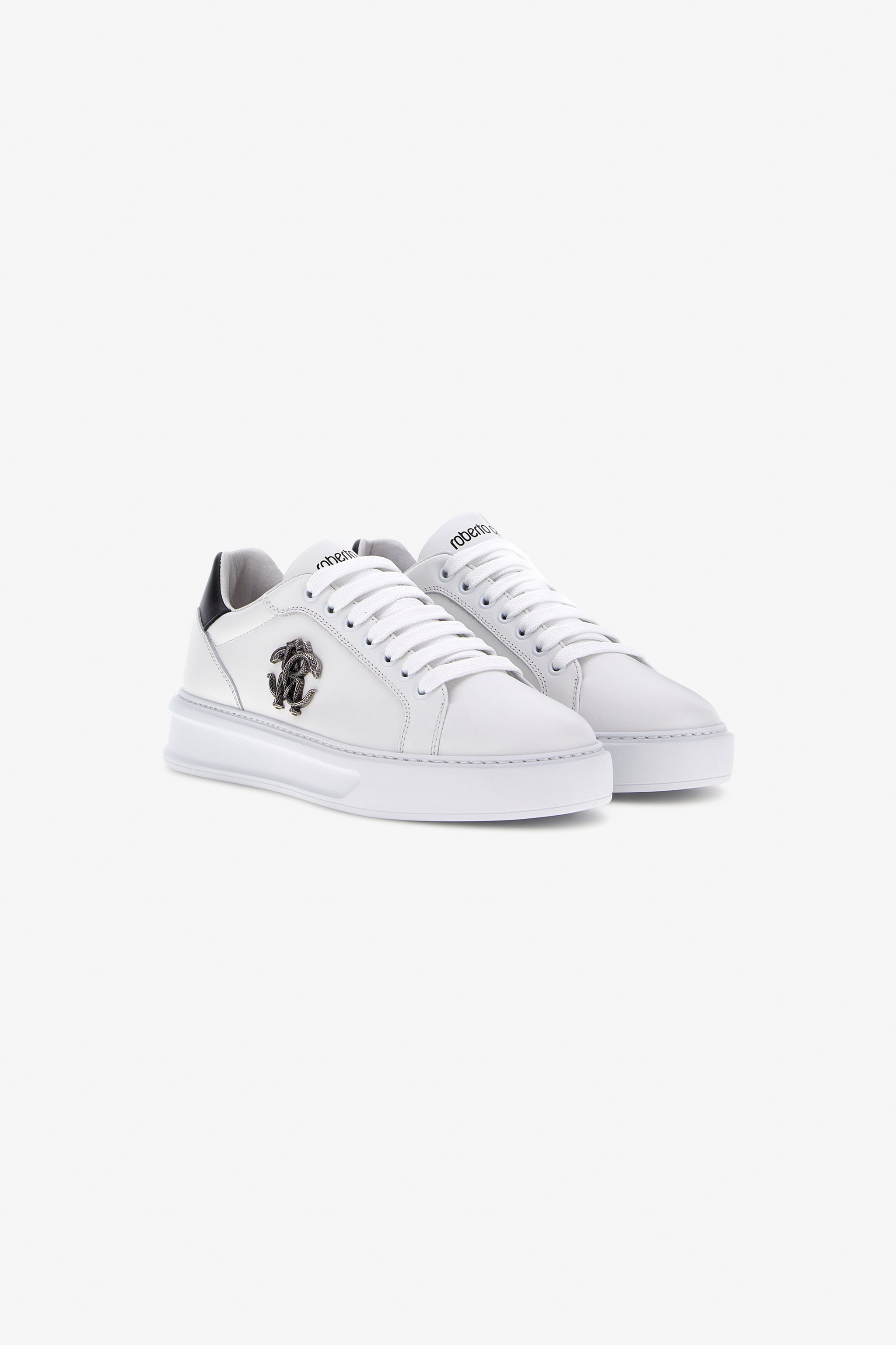 RC Sneakers with Monogram RC RC Sneakers with Monogram RC Weiß/Dunkelgrau SKS036-PZA90