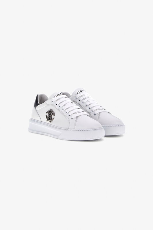 RC Sneakers with Monogram RC RC Sneakers with Monogram RC Weiß/Dunkelgrau SKS036-PZA90