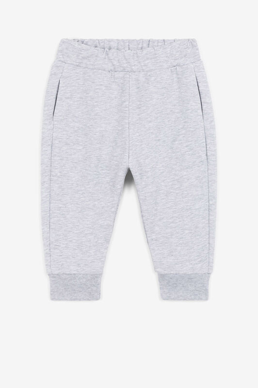JU RC Jogginghose aus Baumwolle mit Monogramm-Stickerei JU RC Jogginghose aus Baumwolle mit Monogramm-Stickerei Grau QJT221-CF050