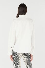RC Camicia Con Motivo Rose Traforate Bianco UKR708-CH033